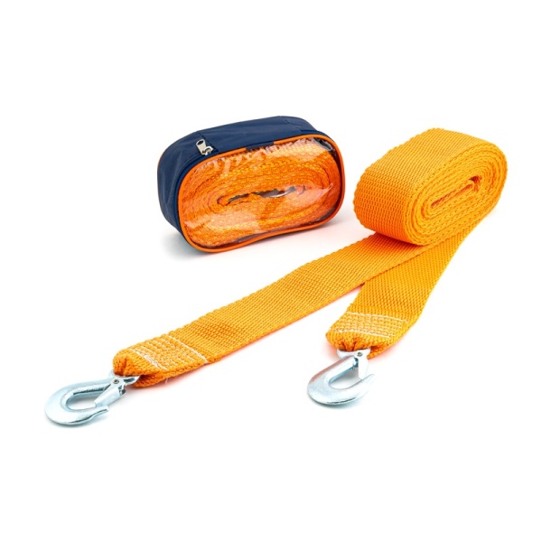 буксировочный трос РОСТРОС 10 т 2 крюка, 5 метров, в сумке буксировочный трос РОСТРОС 10 т 2 крюка, 5 метров, в сумке