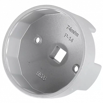 Съемник масляных фильтров "чашка" 74 мм 14 гр. BENZ, BMW, AUDI, VW, OPEL, HYUNDAI, KIA, A15630-74