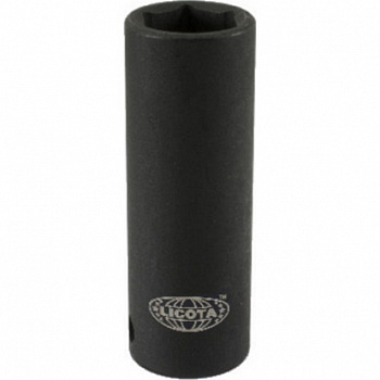 Головка торцевая ударная LICOTA глубокая с магнитом 1/4" 6гр. 13мм, AG2013L