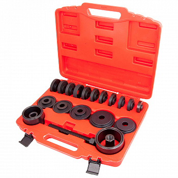 Комплект оправок для снятия подшипников ступиц 23 предмета "AV Steel", AV-922014