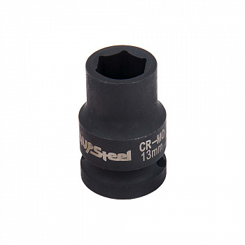 Головка ударная 1/2" шестигранная 13мм "AV Steel", AV-720013
