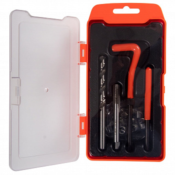 Набор для восстановления резьбы М8х1,25, 25 предметов, кейс AFFIX, AF35208125C