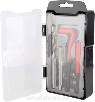 набор для восстановления резьбы М6*1,0 (25 пр.) АвтоDело, 40386