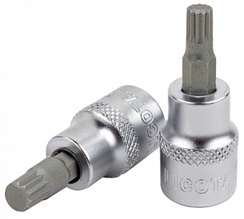 Головка торцевая с вставкой spline 1/2" M14 L=100мм, H4RM14A