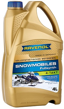 Масло для 4-Такт снегоходов RAVENOL Snowmobiles 4-Takt Fullsynth. (4л) new, 1151311-004-01-999