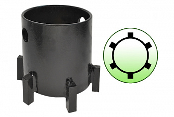 Ключ ступицы NEOPLAN (торцевой, трубчатый, 6-шпонок d=121мм, АТ46667