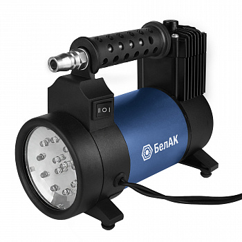 Компрессор автомобильный Х-СЕРИЯ 12V 55 л/мин с фонариком, БелАК, БАК.99353