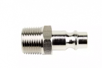 Разъем "папа" - наружная резьба 3/8, латунь, 030PMG