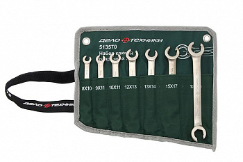 Набор ключей разрезных 7 шт., планшет тетрон., 513570