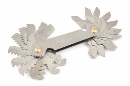 Резьбомер метрический 24 эталона, 239010