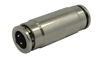 Фитинг прямой металл "АТ" 8мм (MPUC 08), AT10384