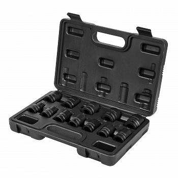 Набор головок ударных 1/2" 10-24 мм  12 предметов "AV Steel", AV-720412