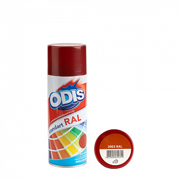 Краска - спрей ODIS standart RAL рубиново-красный, 3003ral