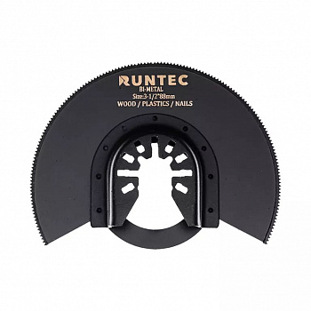 Насадка для МФИ (реноватора) RUNTEC BiM пильная сегментная 88 мм по дереву, пластику и мета, RT-OCB88