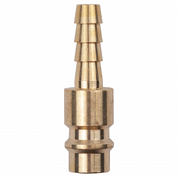 Разъем 1/4" EURO папа - "елочка" 6мм, латунь, в блистере "AV Steel", AV-700320B