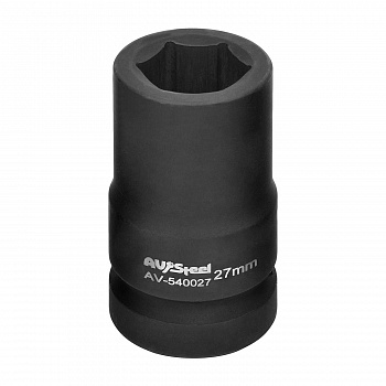 Головка 1" шестигранная 27мм "AV Steel", AV-540027