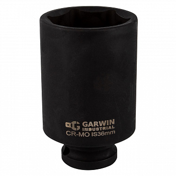 Головка торцевая ударная GARWIN PRO глубокая 1/2", 6 гр., 36 мм, 620272-36