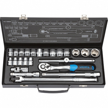 Набор торцевых головок 1/2" 24 предмета 10 - 32мм, ALT-5002F-RU