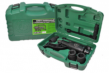 Гайковерт с подшипником 2-хскоростной  32х33мм (1:64, 6800 Nm, L=365мм, d=95мм), AT42114