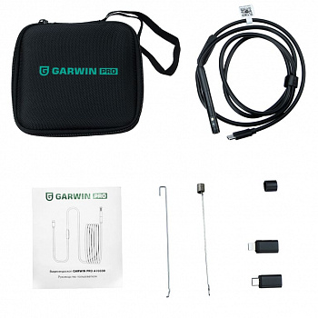 Видеоэндоскоп IOS/Android совместимый, гибкий зонд 1 м, двойная камера 8 мм GARWIN PRO, A70330