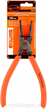 зажим для стопорных колец 180мм (загнутый) (АвтоDело) (), 30413