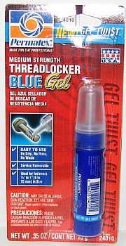 Фиксатор резьбы PERMATEX средней прочности (синий) гель "ТВИСТ" 10мл., 24010
