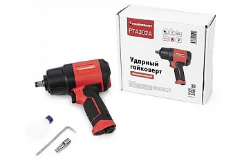 Ударный пневматический гайковерт на 1/2", 1650NM, PTA302A