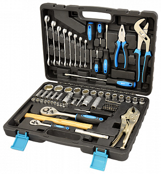 Набор инструмента 72 предмета 1/2" 1/4"DR, "AUTOVIRAZH", AV-212072 Набор инструмента 72 предмета 1/2" 1/4"DR, "AUTOVIRAZH", AV-212072