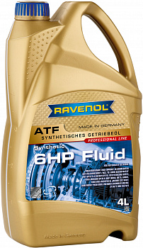 Трансмиссионное масло RAVENOL ATF 6 HP Fluid (4л) new, 1211112-004-01-999