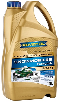 Масло для 2-Такт снегоходов RAVENOL Snowmobiles Fullsynth. 2-Takt (4 л) new, 1151310-004-01-999