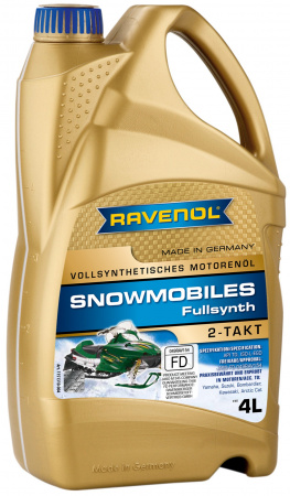 Масло для 2-Такт снегоходов RAVENOL Snowmobiles Fullsynth. 2-Takt (4 л) new, 1151310-004-01-999