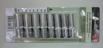 Набор головок 6гр длинных 8штД/Т, 620308