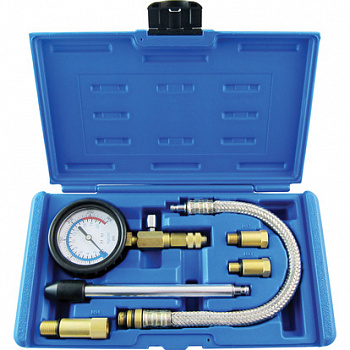 Компрессометр бензиновый LICOTA c гибкой и жесткой насадкой, M10*1, M12*1, M14*1, ATP-2206