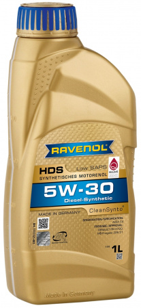 Моторное масло RAVENOL HDS Hydrocrack Diesel Specif SAE 5W-30 (1л) new, 1111121-001-01-999