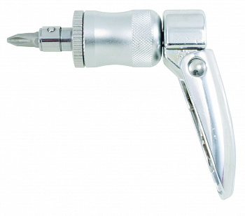 Отвертка трещоточная под биты, 3 в 1, ABD-033K1