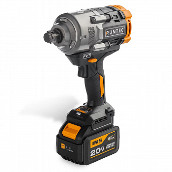 Гайковерт ударный аккумуляторный RUNTEC PRO 3/4", 20В, 2*6Ач, 1600Нм, RT-IW1600