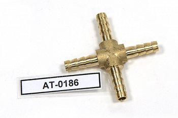 Наконечник переходник Х-образный D=6мм, AT-0186