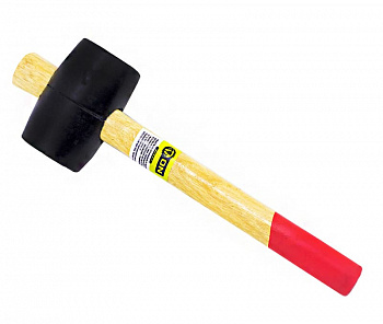 ON Киянка, черная резина, деревянная, 225г, 06-04-001