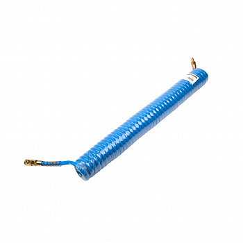 Шланг полиуретан (PU) 14*10, витой, 10 м, синий, БРС в комплекте* больше не заказыват, 808750-1014-10