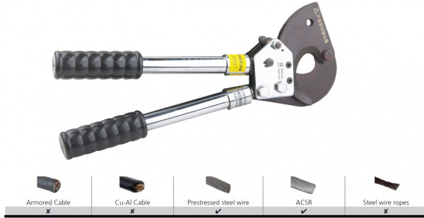 I-812030-150 Кабелерез ручной, 150 мм2