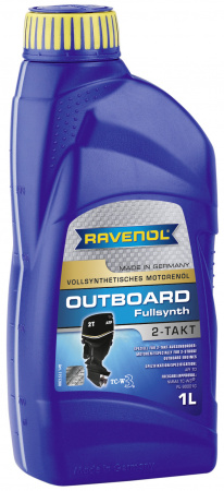 Моторное масло для 2Т лод.моторов RAVENOL Outboardoel 2T Fullsynth. (1л) new, 1151200-001-01-999