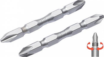 Биты PH2 твердосплавные 2шт, ABD-70000