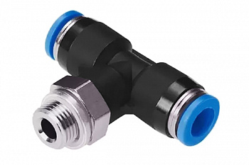 Фитинг Т-образный с наружней резьбой М22х1,5 d=8мм, AT10306