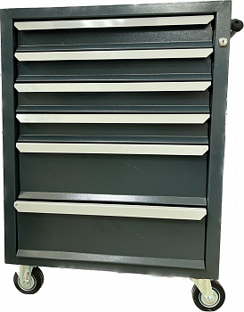 Тележка инструментальная 800(930)х670х450мм, 6 ящиков (2-Н=179мм, 4-Н=87,5мм), VA-T-6