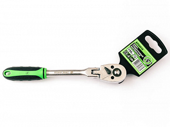 Ключ трещоточный шарнирный 72 зуба, 1/4", 150мм, AT54510