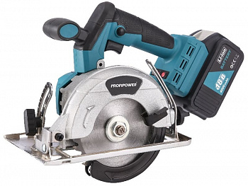 Аккумуляторная пила циркулярная бесщеточная ProfiPower MK DHS-18V ( Li-ion-2шт., 4.0Ач, 5500 о, E0084