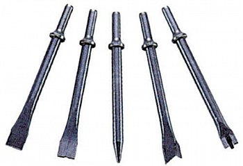 Набор зубил для пневмомолотка, 5 предметов, 175 мм, PH-1008R