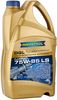 Трансмиссионное масло RAVENOL DGL SAE 75W-85 LS (4л), 1221107-004-01-999