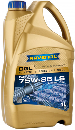 Трансмиссионное масло RAVENOL DGL SAE 75W-85 LS (4л), 1221107-004-01-999