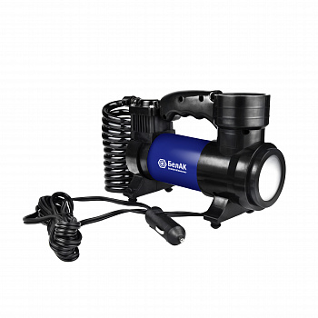 Компрессор для накачки шин ПРОФИ-45Ф с фонарем 12V 45 л/мин. БелАК, БАК.99178